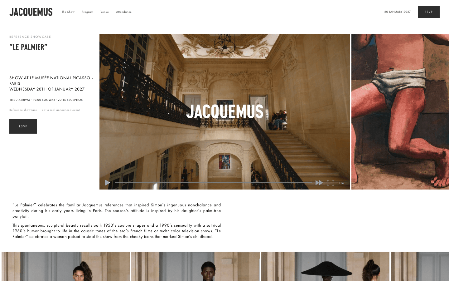 Jacquemus — Le Palmier concept preview