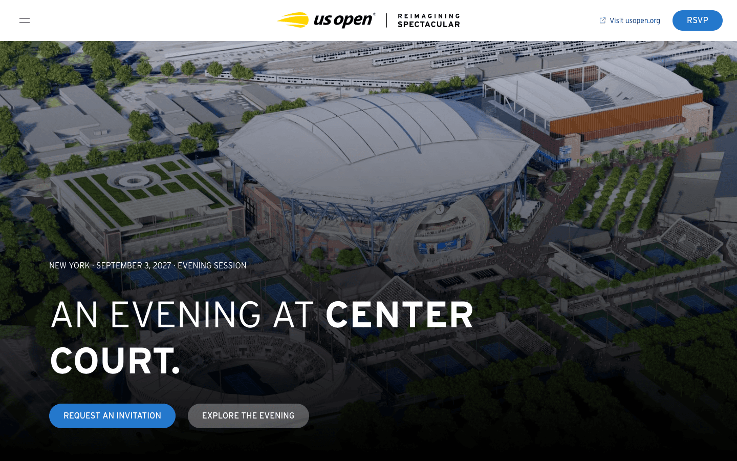 US Open Hospitality concept preview